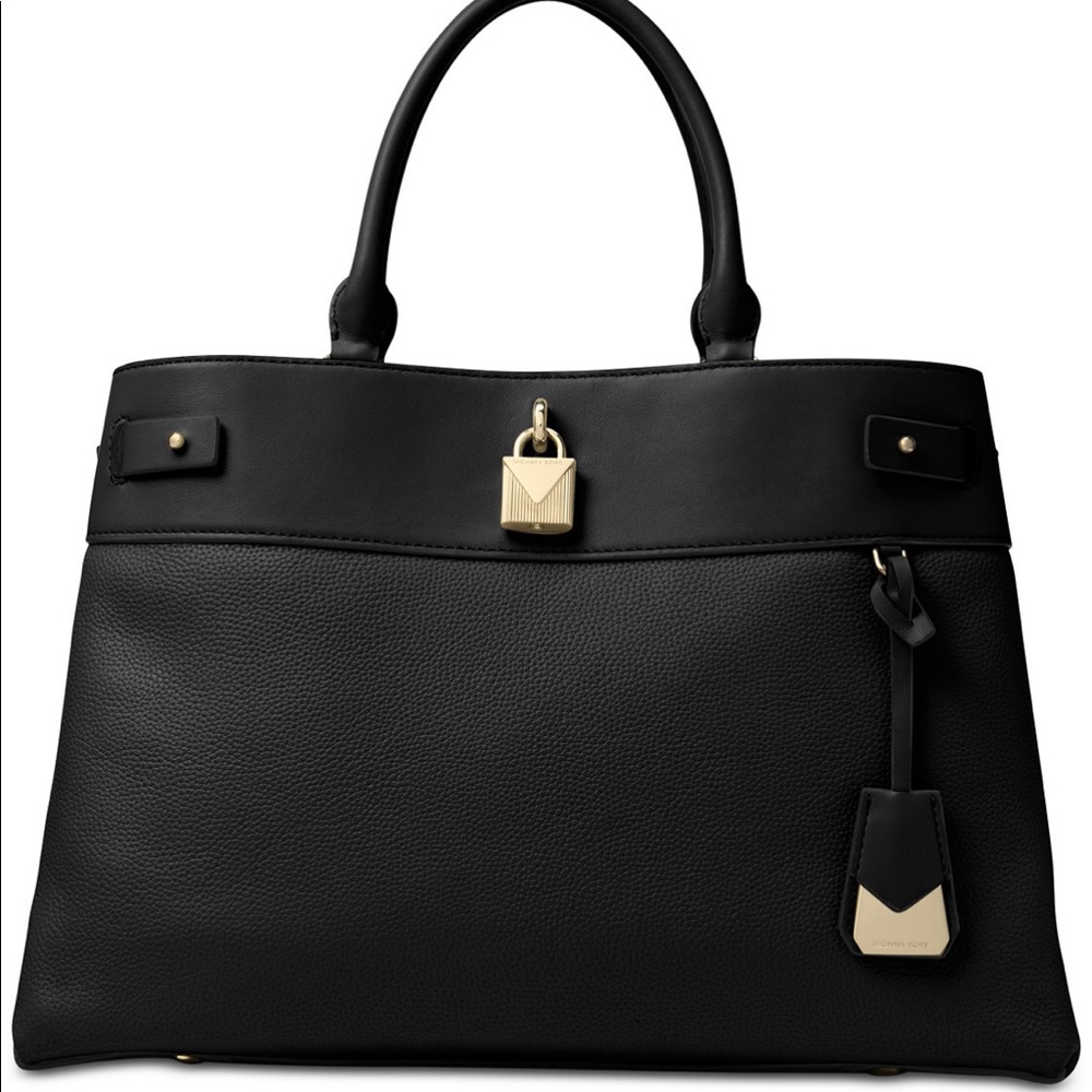 Michael Kors Gramercy Large Leather Satchel